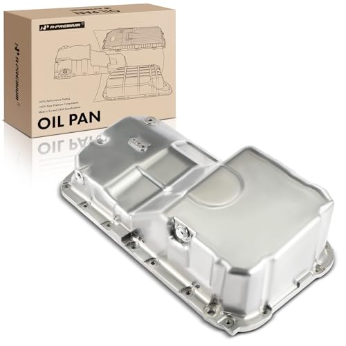 A-Premium Engine Oil Pan Sump with Drain Plug Compatible with Honda Prelude Base 1997-2001, Prelude Type SH 1997-2001 L4 2.2L