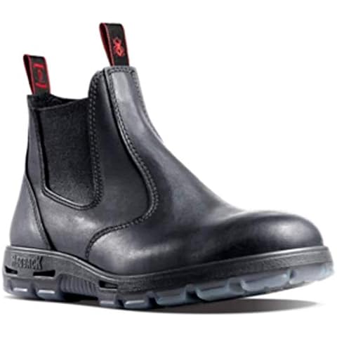 Redback Boots UBBK Easy Escape, 6" Slip-On Black Leather Boots, Non Steel Toe (UK 6.5(US 7.5) Cover