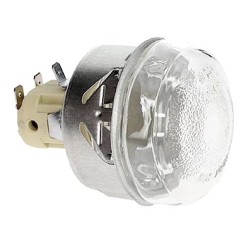 PORTALAMPADA CON VETRO E14 FORNO COMPATIBILE CON CUPPONE MORETTI TORNATI PIZZA GROUP ZANUSSI