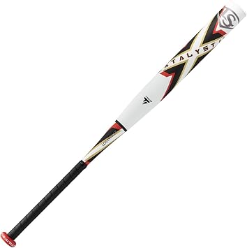 Louisville Slugger WBL29270108471 Softball Bat Rubber No. 3 Catalyst III TI Catalyst, Top Balance, 33.1 inches 84 cm / 25.0 oz 710 g, White x Red