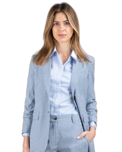 El Ganso Americana Coordinada Cuadro Vichy Azul