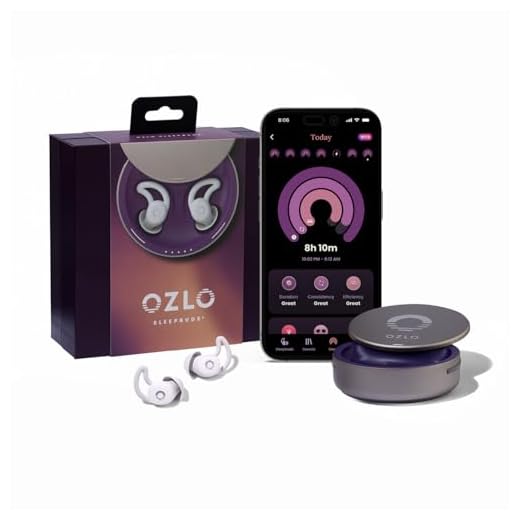 Ozlo Sleepbuds® | Comfortable Side Sleeper Headphones | Up to 10 Hours of Bluetooth LE Streaming | Science-Backed Sleep Sounds | Snore Blocking Comfortable Earbuds