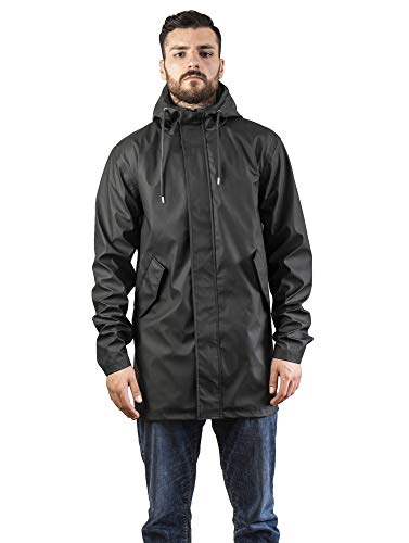TJ MARVIN Chaqueta impermeable CLASSICA J02 Negro, XS Cover