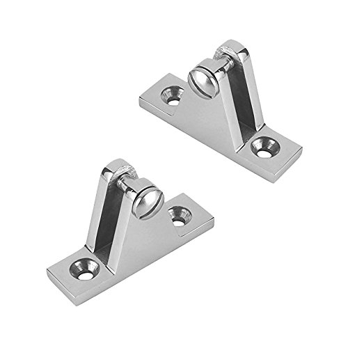 bimini top fittings - Amadget 2 PCS Marine Boat Deck Hinge Mount Bimini Top Fitting Hardware 316 Stainless Steel