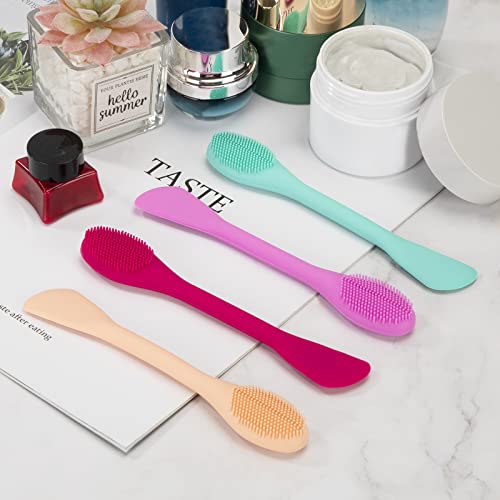 4 Pezzi Pennello in Silicone per Maschera Facciale...