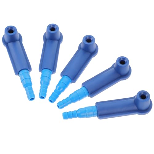 GANAZONO 5Pcs Brake Fluid Replace Tool Lightweight Air Quick Exchange Connectors for Oil Bleeding Compatible with Vehicle Types Durable and Compact Design