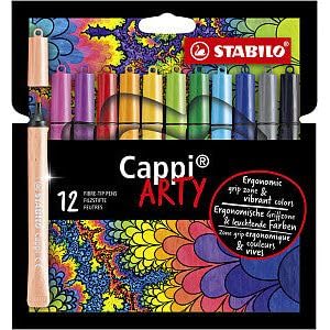 Filzstift Stabilo Cappi 168/12-1-20 Penny bei 12 Farben | 6 Stück