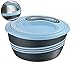 Pinnacle Servierschüssel für Salat/Suppe – Thermoschüssel mit Deckel – tolle Schüssel für Urlaub, Abendessen und Party (3,6 qt, Blau)