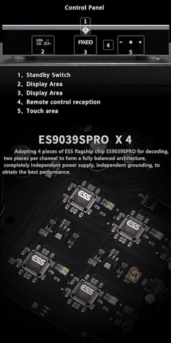 Image of Gustard X30 Quad Core ES9039SPRO DAC Network Streaming Decoder