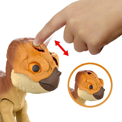 Mattel Jurassic World Rebirth Primal Protector Aquilops Dolores Dino Toy - image 3