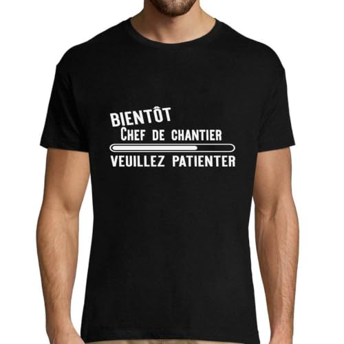 T-shirt chef de chantier humour : le cadeau original pour anniversaire de papa