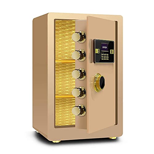 Coffre-fort électronique à code RLKHXBS 40cm or pour bureau