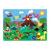 Libérez la créativité n'importe où : cet ensemble d'histoires en feutre offre une solution polyvalente et portable, qui peut être utilisée comme tapis de jouet placé à plat sur le sol ou accroché comme toile de partout où vous le souhaitez.