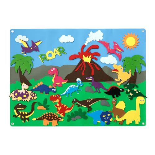 Amplificatore di fantasia: promuovi le capacità cognitive, la pazienza e la concentrazione di tuo figlio con i nostri set di storie in feltro. Combinando giochi e apprendimento, questo prodotto favorisce la creatività e l'immaginazione. I bambini possono creare le proprie storie e scene per stimolare la loro curiosità e sviluppare abilità preziose in modo divertente.