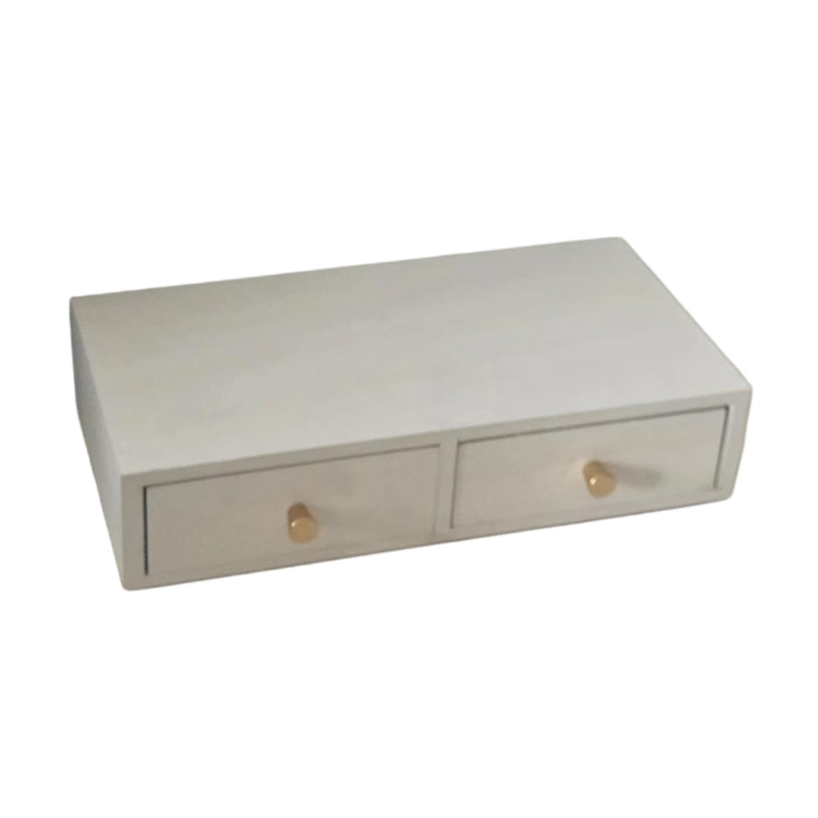 Kaffeezubehör Holz Kaffeekapselhalter Schubladenständer Tischregal Aufbewahrungsbox mit Stabilem Holz Und Bequemer Nutzung für Büro Küche Café Dekorat, Weiß