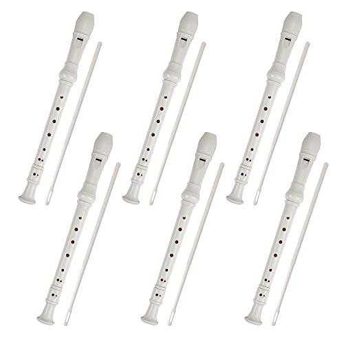 Gravadores Soprano de 8 Furos, Instrumento de Gravação Descant para Crianças, Flauta para Estudantes