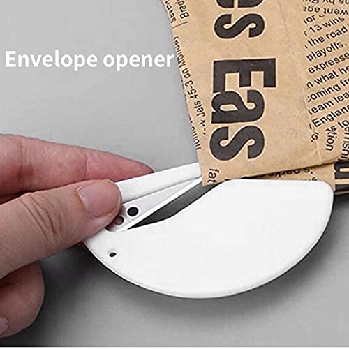 Briefpapier Kantoorbenodigdheden Letteropener Mail Slitter Envelope Openingsset Set Roestvrijstalen opener voor thuiskantoorbenodigdheden 3 stks wit - Afbeelding 6