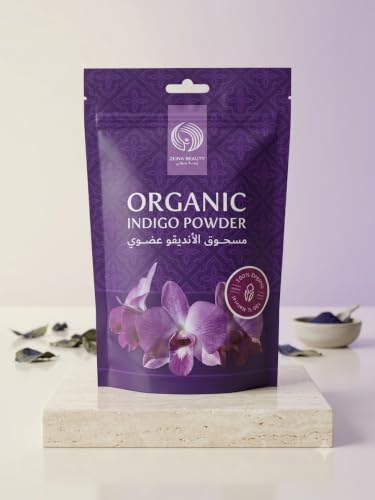Zeina Beauty Organic Indigo Powder 100% Natural Hair Colour