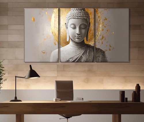 Peinture de Bouddha pour salon 30x40cm TONGYINLI toile neutre