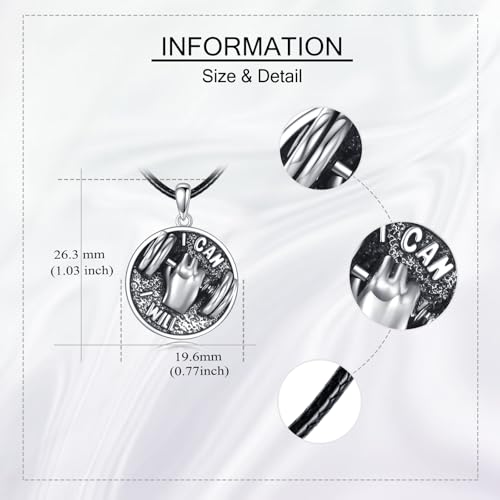 Dumbbell Necklace Sterling Silver Dumbbell Pendant GYM Necklace Sports Jewelry Weight Lifting Gifts for Men Sport Lovers3