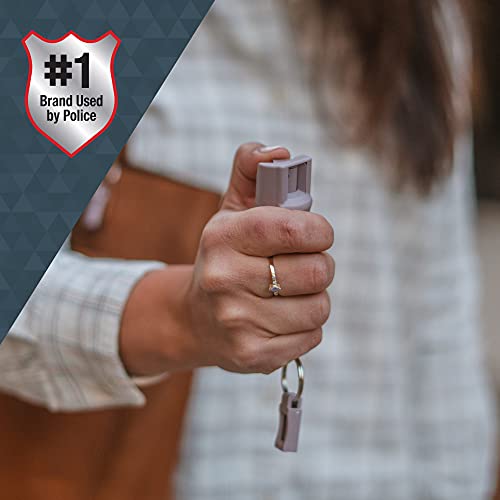 Sabre Pepper Spray, Quick Release Keychain For Easy Carry And Fast Access, Finger Grip For More Accurate And Faster Aim, Maximum Police Strength Oc Spray, 25 Bursts, Secure And Easy To Use Safety #TOP3
