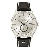 Verschluss: Faltschließe Bruno Söhnle Herren Analog Quarz Uhr mit Leder Armband 17-13182-241