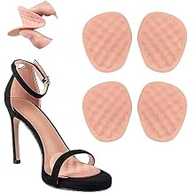 Riootlnm Anti-Slip Ball of Foot Cushions for Shoes, Massaging Dot Metatarsal Pads for Foot Pain, High Heel Comfort Pads, Heel Grips Inserts for Shoes Too Big, Loose Shoes, Blisters 2Pairs