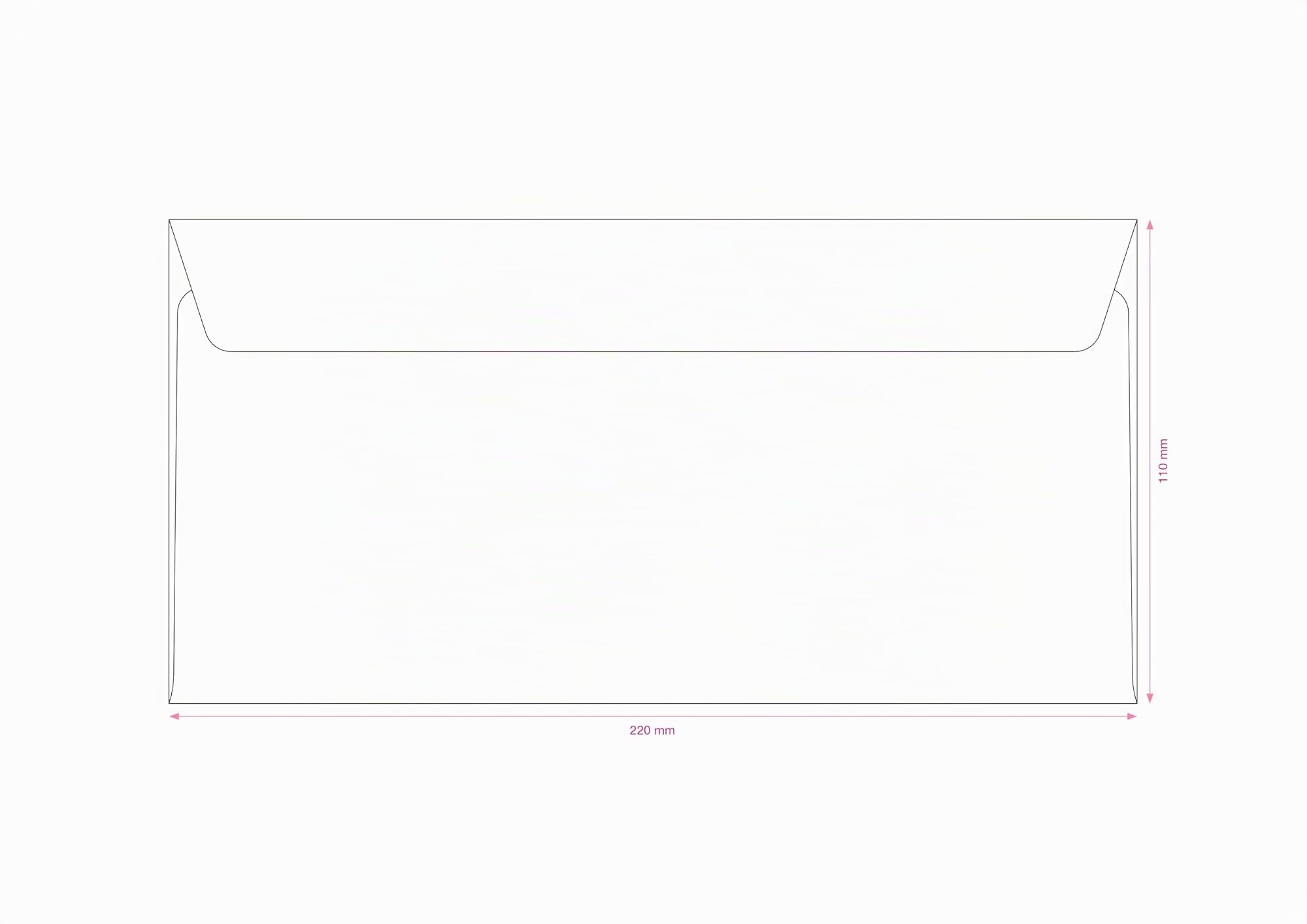 GPV - Sobres DL (autoadhesivos, 80 g, 110 x 220 mm, con ventana de 35 x 100 mm, 500 unidades)