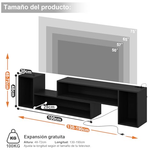 Consejos para Comprar Mueble Centro de Entretenimiento los preferidos por los clientes. 3 Mueble Centro de Entretenimiento marca Simple Wisdom (3)