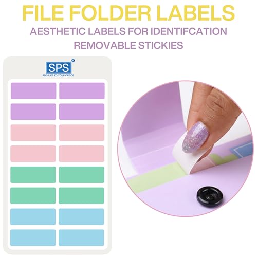 Image of SPS 5 Pocket Expanding File Folder Smile Design - Fits A4 & Letter Size Document Organizer, File Holder for Office, Accordion File Folders, Portable File Organizer, School & Home - Pastel Yellow