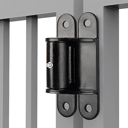 Image of Heavy Duty 7 inch Face Mount Bolt on Weld on Roller Bearing Gate Hinges for Large Heavy Driveway Gates Up to 1100 Pounds, 2062P Lubricable Iron Gate Hinge (1 Pair) (Pack of 2)