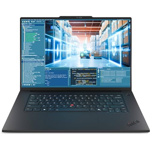 Image of Lenovo ThinkPad P1 Gen 8 AI Laptop, Intel Ultra 9 285H vPro, 16 inch 3.2K (3200 x 2000) OLED IPS, 600 nits, Touchscreen, NVIDIA RTX PRO 2000 Blackwell, 32 GB RAM, 2 TB Gen5 SSD, 5 MP IR Camera, Windows 11