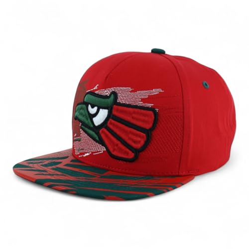 Image of Hecho En Mexico Eagle 3D Embroidered Flat Bill Snapback Cap