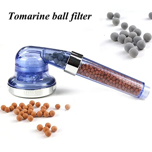 Cabezal de ducha portátil filtro para agua dura de alta presión miniatura 3