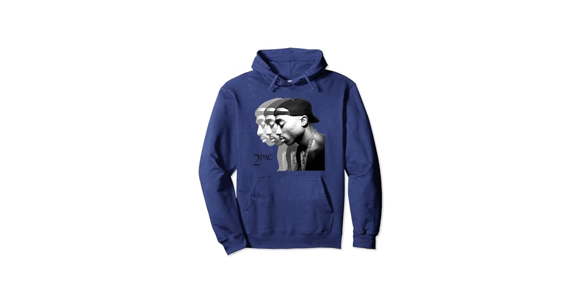 Amazon.com: Tupac Tupac Repeat Pullover Hoodie ,Blue ,Small