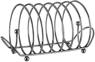 Premier Housewares Toast Rack / Chrome / Spiral Design / Cooling Rack / Breakfast / Serving Holder - 6 Slots