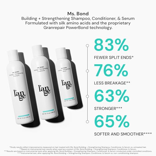 L'ANGE HAIR Ms. Bond System | Sulfate & Paraben-Free Serum, Shampoo And Conditioner Set | Bond Repair for Damaged Hair | Hydrates, Reduces Frizz, Restores Strength | 3-in-1 Bundle Pack - image 3