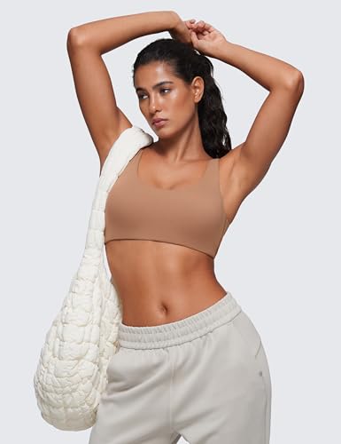 Image of CRZ YOGA Softhold U Back Bralette | Double Lined, Light Support, Non Padded, Wireless, Casual, Ultra-Soft, Scoop Neck, Everyday Bra for Women