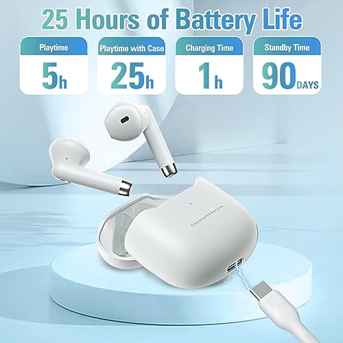 Xmenha XMENHA-SJJ-RL-RBS7-WHITE True Wireless Earbuds White Bluetooth 5.3 thumb #4