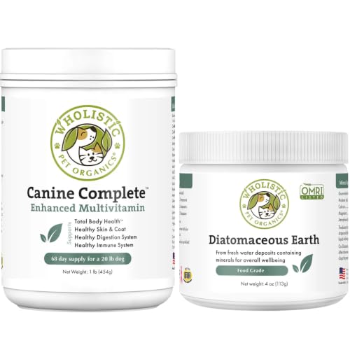Wholistic Pet Organics Canine Complete & Diatomaceous Earth Powder for Pets