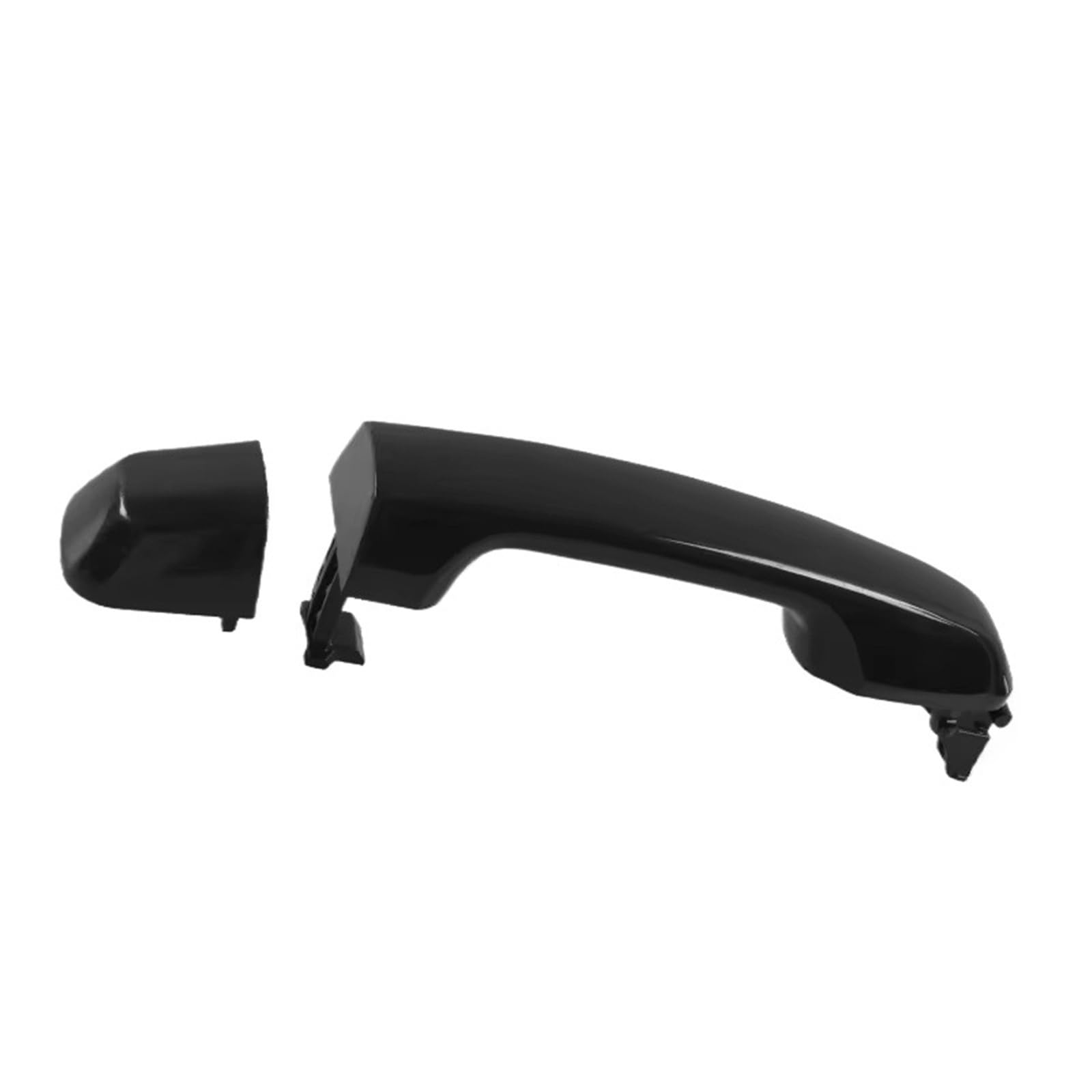 Ohkylsd 1 Piece Primed Black Door Handle Car Exterior Rear Door Handle 69211-60090 For Toyota For Prado For Landcruiser Fj150 For 4Runner 2010-2017 Replacement Handles(1 Piece Primed Black)
