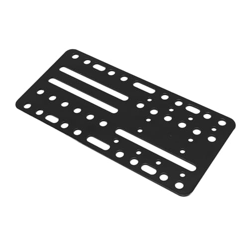 Support de Montage de Bureau Universel pour Frein à Main USB, Plaque D'adaptation Robuste à Plusieurs Trous pour G25/27/29 T500 14 Bits PC, Frein à Main de Jeu USB en Acier Inoxydable Noir