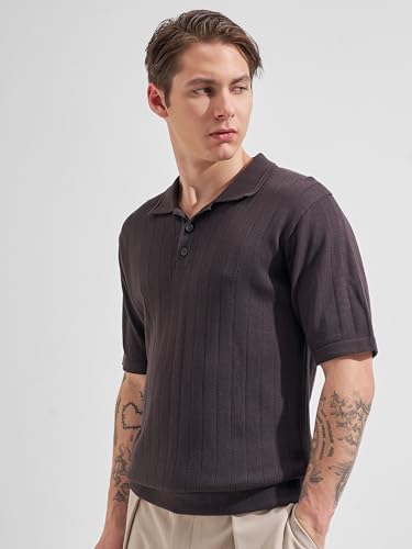 Image of Highlander Men's Polo Tshirt | Flat Knit | Regular Fit | Polo T-Shirt for Man