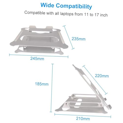 Soporte plegable ajustable para portátil Holibanna miniatura 2