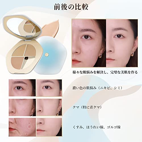 TIMAGE コンシーラーパレット 02 ライトカラー の商品画像 6
