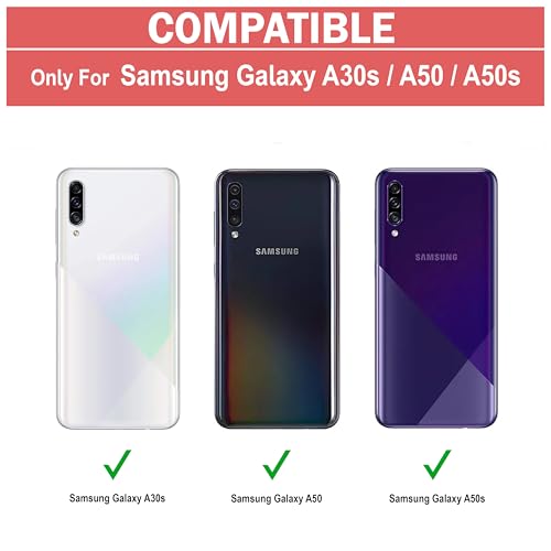 Image of Zapcase Back Case Cover for Samsung A30s / Samsung A50 / Samsung A50s | Compatible for Samsung A30s / Samsung A50 / Samsung A50s Back Case Cover | (TPU + PC | Matte Black)