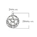 JGFinds Celtic Pendants, Pentagram Knot and Spiral Triskelion, Antiqued Silver Tone Charms, 60 Pack (20 of Each) - Tibetan, Rune Charm, Wiccan, or Celtic Jewelry