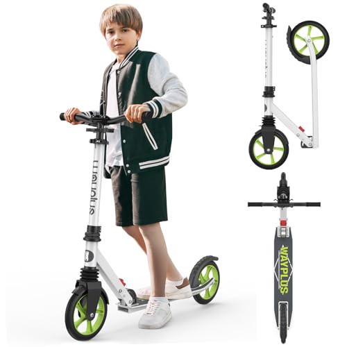 WAYPLUS Kick Scooter for Ages 6+,Kid, Teens & Adults. Max Load 240 LBS....