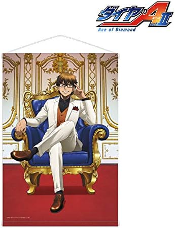Amazon ダイヤのａ ａｃｔ 描き下ろしイラスト 御幸一也 玉座ｖｅｒ タペストリー アニメ 萌えグッズ 通販