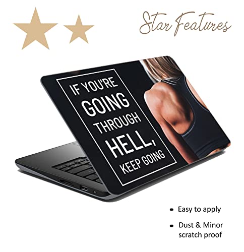 Image of Paper Plane Design Laptop Skins Sticker for Upto 17 in Laptops (Pack of 2) Des 13 (B)